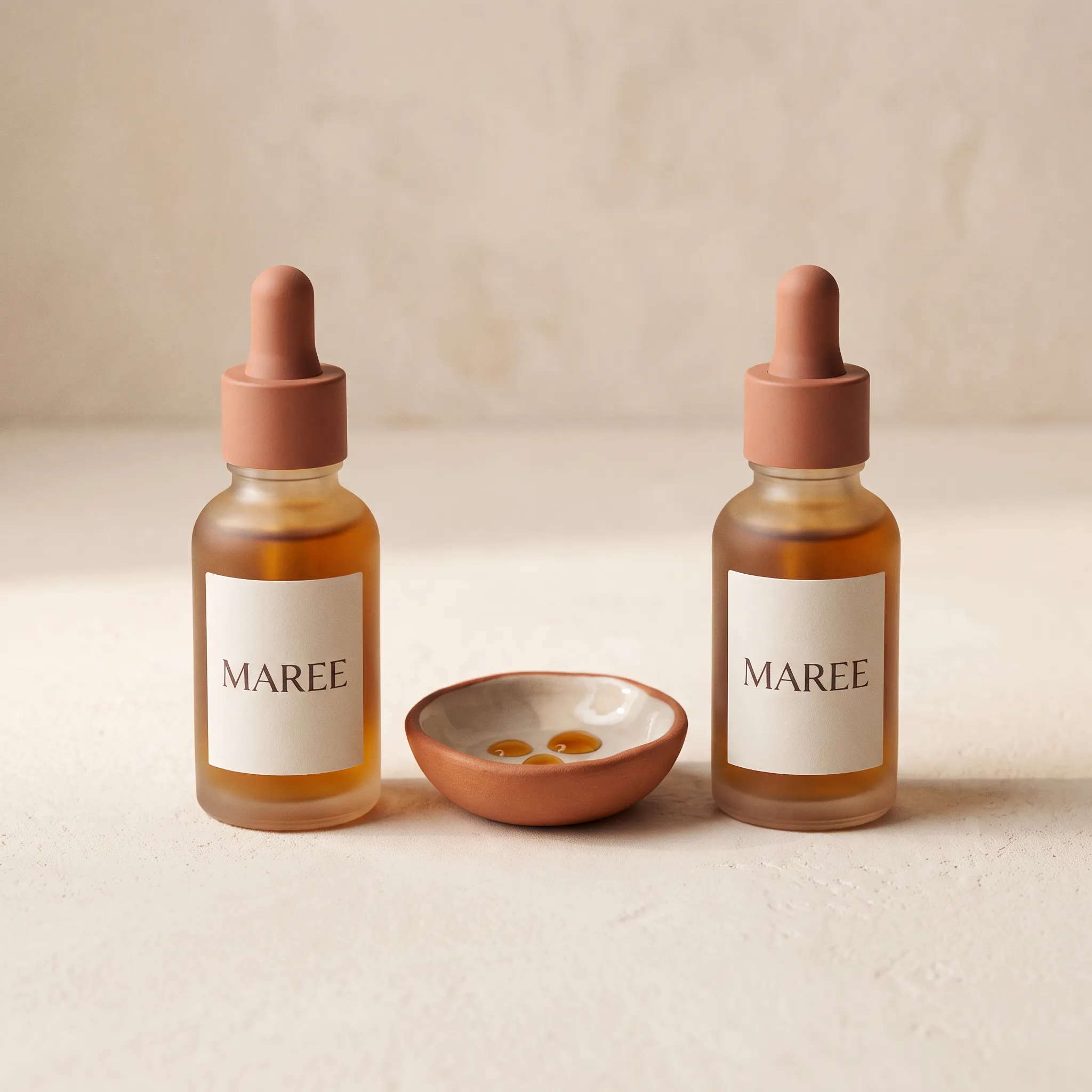 Bundle ad: two bottles and a dish